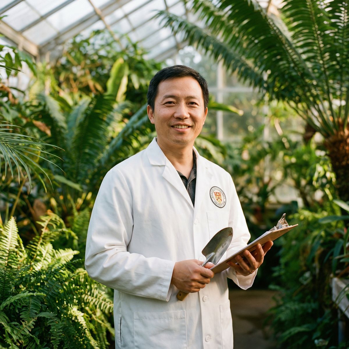 女同植物专家陈建国